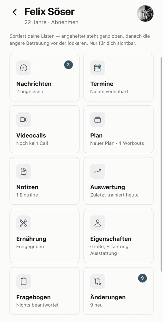 Die Klientenakte, die mitdenkt.